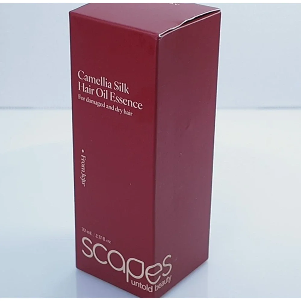 Scapes Camellia Silk Hair Oil Essence for Damaged Dry Hair 2.37oz New Exp‎ 05/28